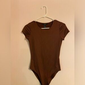 Forever 21 Brown Bodysuit- size S